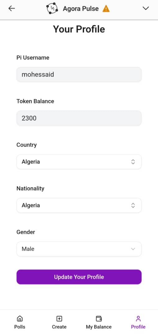 Agora Pulse — poll creation