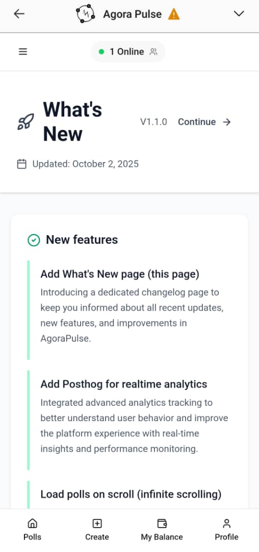Agora Pulse — admin panel